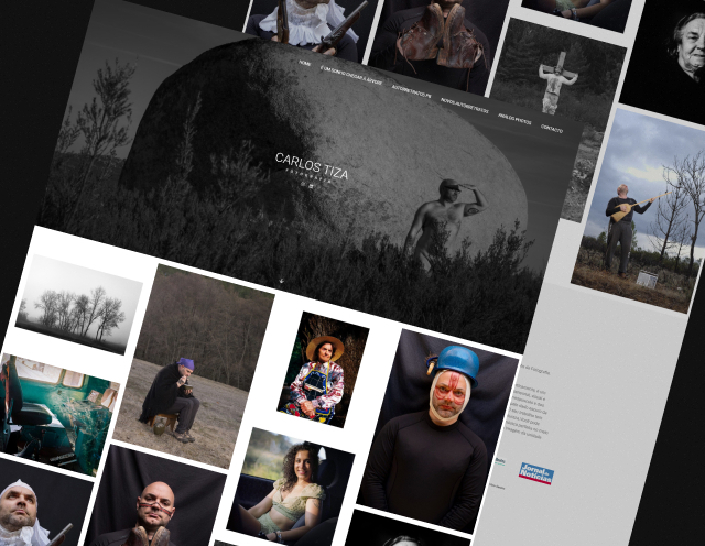 Site Institucional desenvolvido para Carlos Tiza Fotografo em Bragança/Portugal.